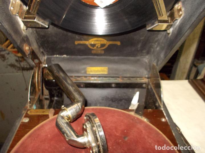 Gram&oacute;fonos y gramolas: gramofono columbia funcionando - Foto 26