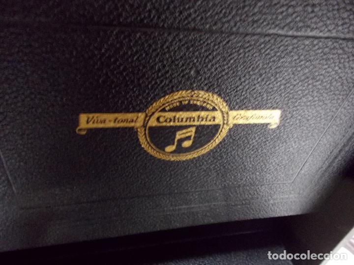 Gram&oacute;fonos y gramolas: gramofono columbia funcionando - Foto 3