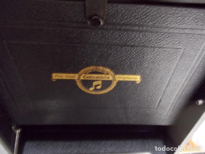 Gram&oacute;fonos y gramolas: gramofono columbia funcionando - Foto 13