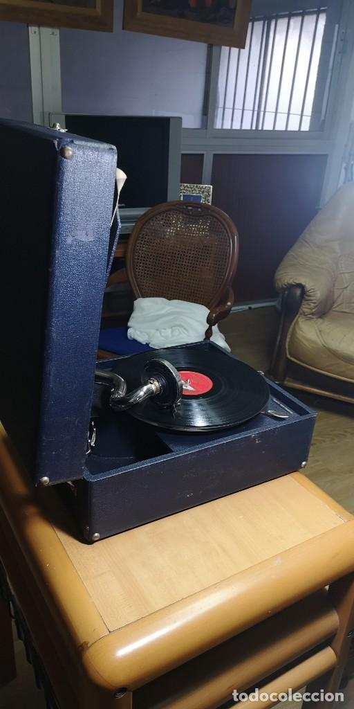 Gram&oacute;fonos y gramolas: GRAMOLA LINGUAPHONE - Foto 4