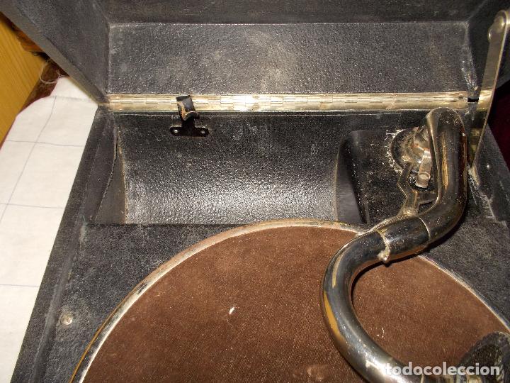 Gram&oacute;fonos y gramolas: gramola pathe funcionando - Foto 6