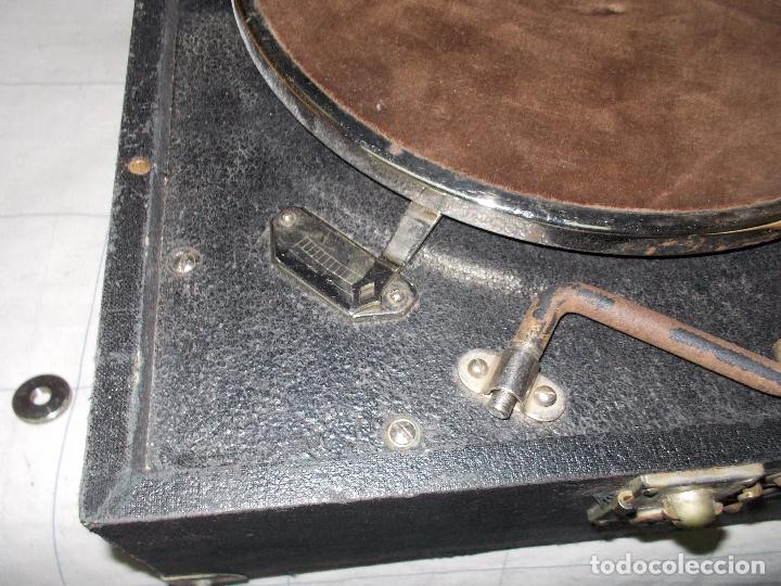 Gram&oacute;fonos y gramolas: gramola pathe funcionando - Foto 11