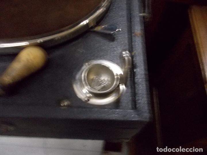 Gram&oacute;fonos y gramolas: gramola pathe funcionando - Foto 12