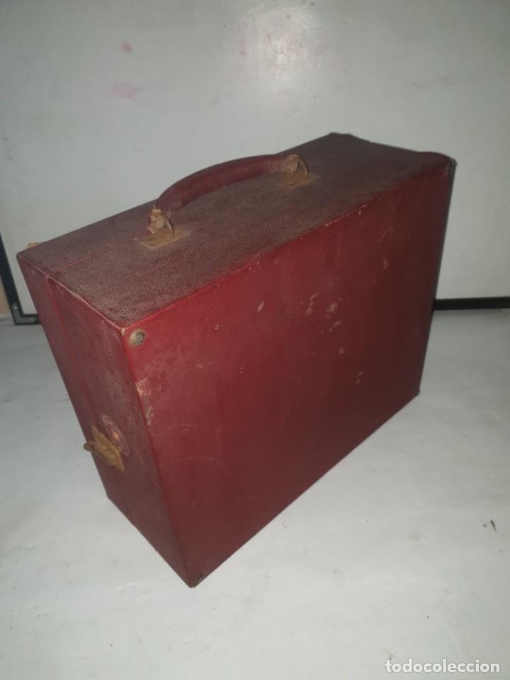 Gram&oacute;fonos y gramolas: CAJA GRANATE GRAMOFONO --- BRUNSWICK - Foto 5