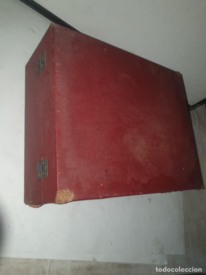 Gram&oacute;fonos y gramolas: CAJA GRANATE GRAMOFONO --- BRUNSWICK - Foto 7