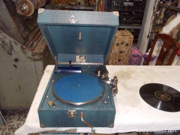 Gram&oacute;fonos y gramolas: gramola pathe funcionando - Foto 9