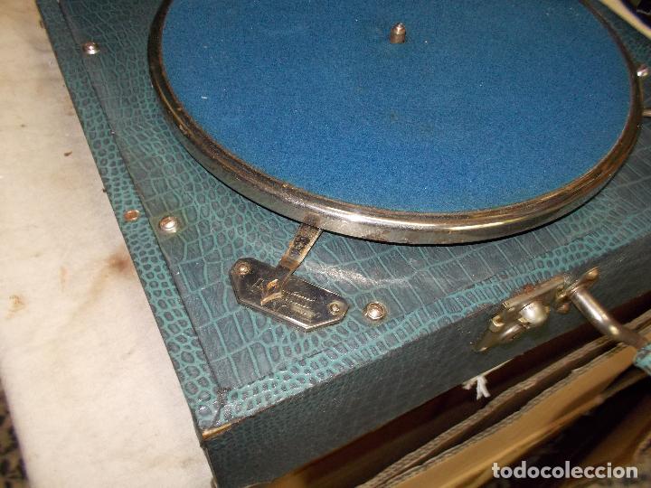 Gram&oacute;fonos y gramolas: gramola pathe funcionando - Foto 10