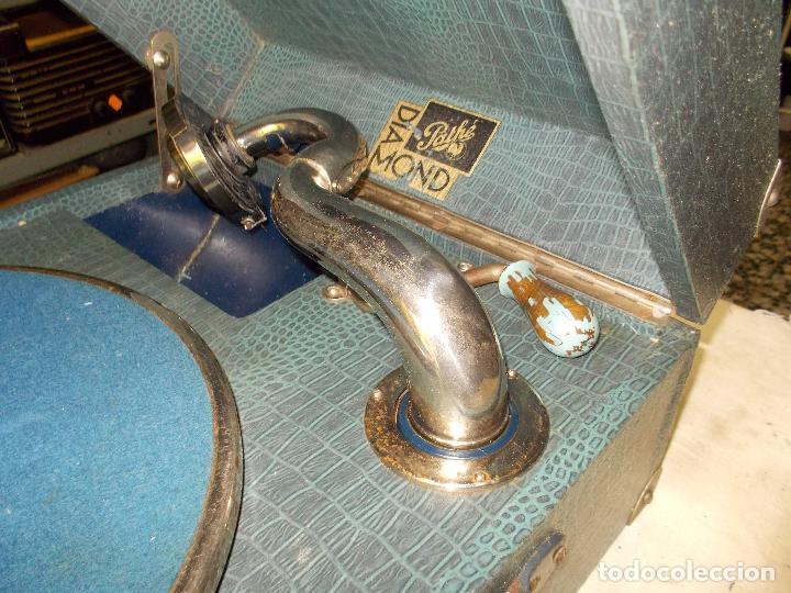 Gram&oacute;fonos y gramolas: gramola pathe funcionando - Foto 22