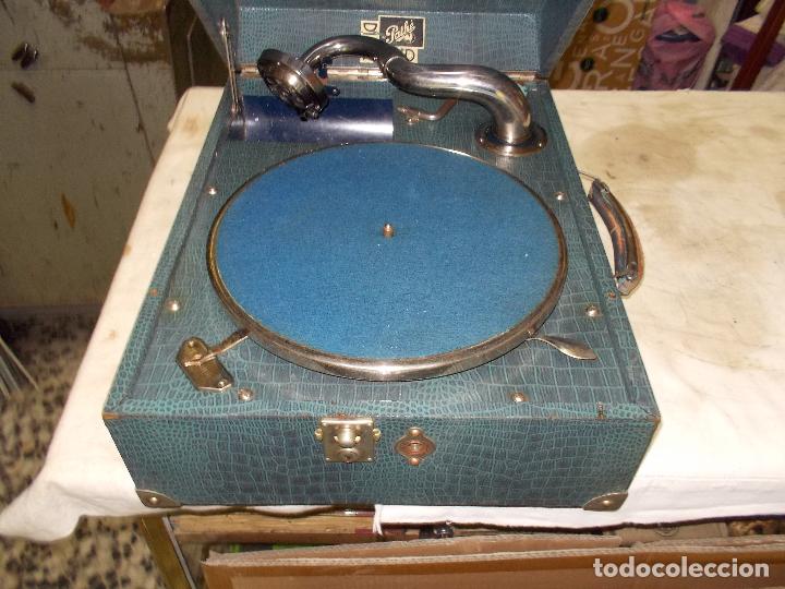 Gram&oacute;fonos y gramolas: gramola pathe funcionando - Foto 23