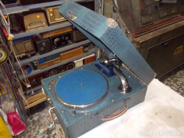Gram&oacute;fonos y gramolas: gramola pathe funcionando - Foto 26