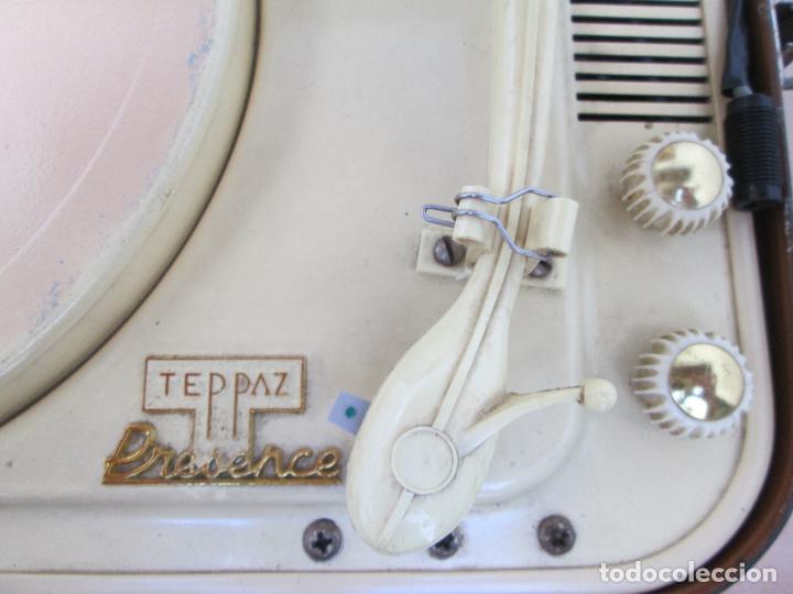 Gram&oacute;fonos y gramolas: Antiguo tocadiscos Teppaz Presence Lyon - Foto 13