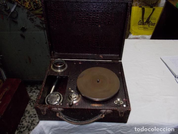 Gram&oacute;fonos y gramolas: gramola funcionando - Foto 10