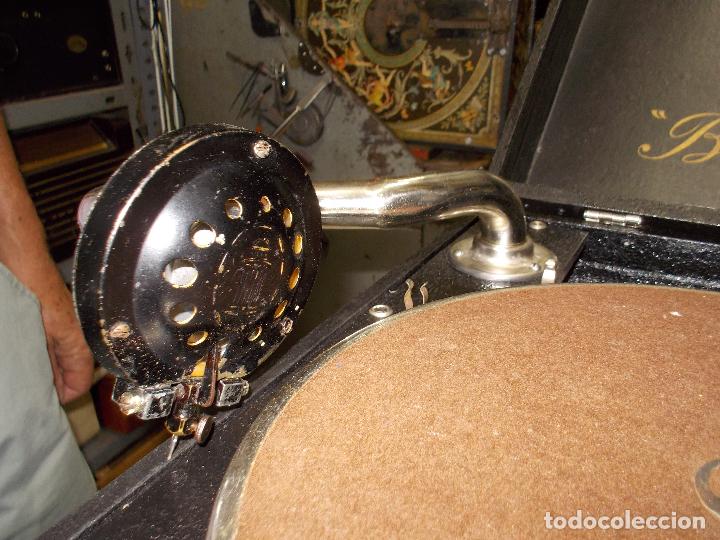 Gram&oacute;fonos y gramolas: Gramola funcionando marca odeon modelo Bobby - Foto 8