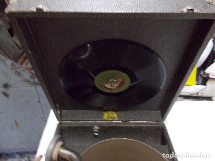 Gram&oacute;fonos y gramolas: gramola pathe funcionando - Foto 3