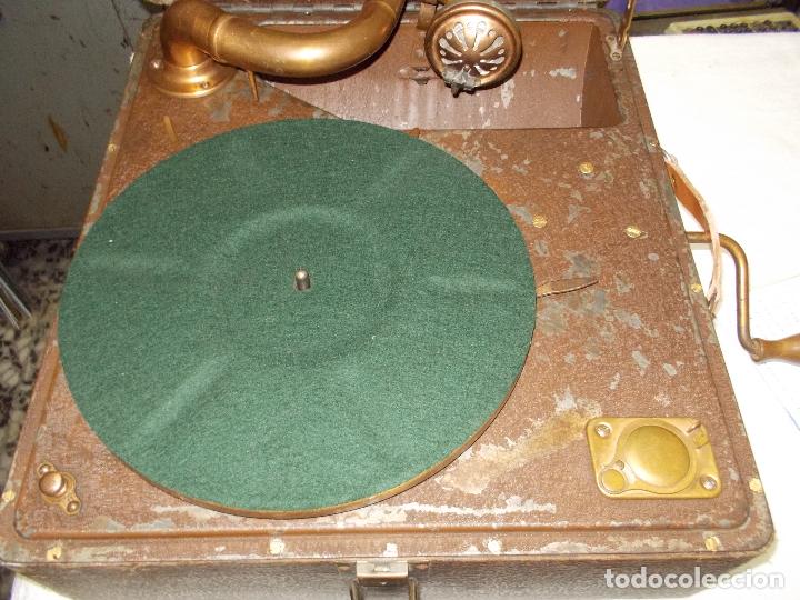 Gram&oacute;fonos y gramolas: gramola brunswick funcionando - Foto 12