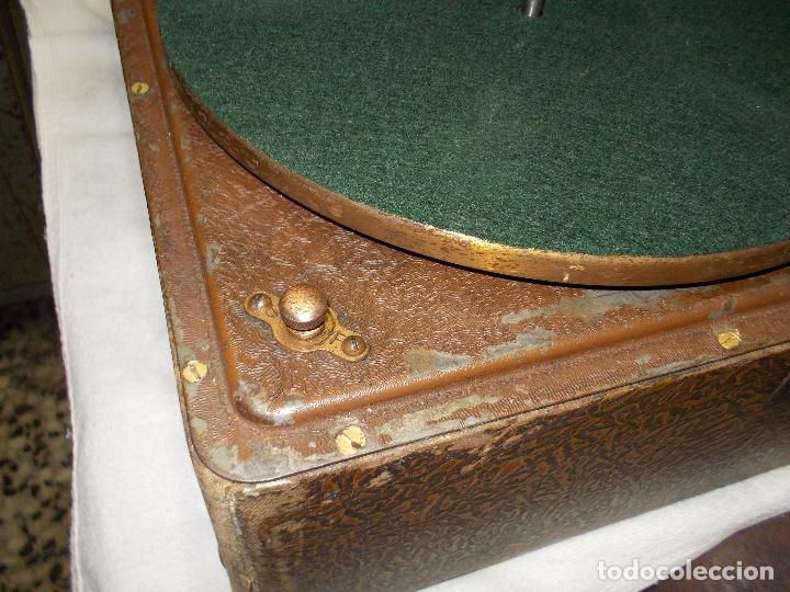 Gram&oacute;fonos y gramolas: gramola brunswick funcionando - Foto 13