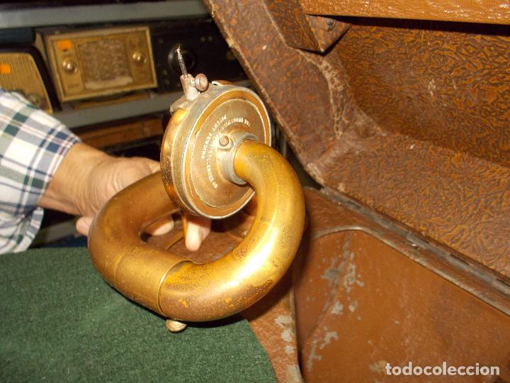 Gram&oacute;fonos y gramolas: gramola brunswick funcionando - Foto 16