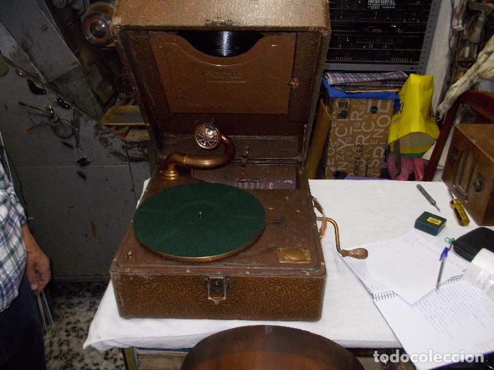 Gram&oacute;fonos y gramolas: gramola brunswick funcionando - Foto 20