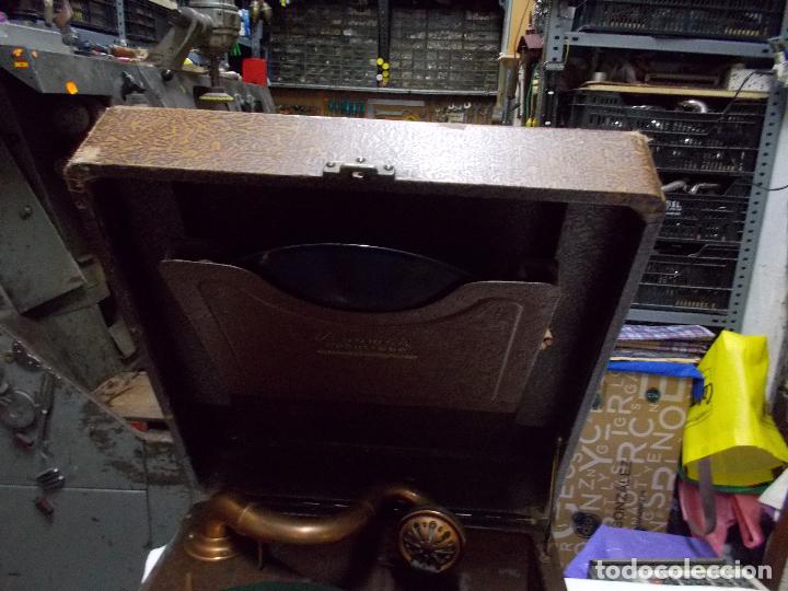 Gram&oacute;fonos y gramolas: gramola brunswick funcionando - Foto 23