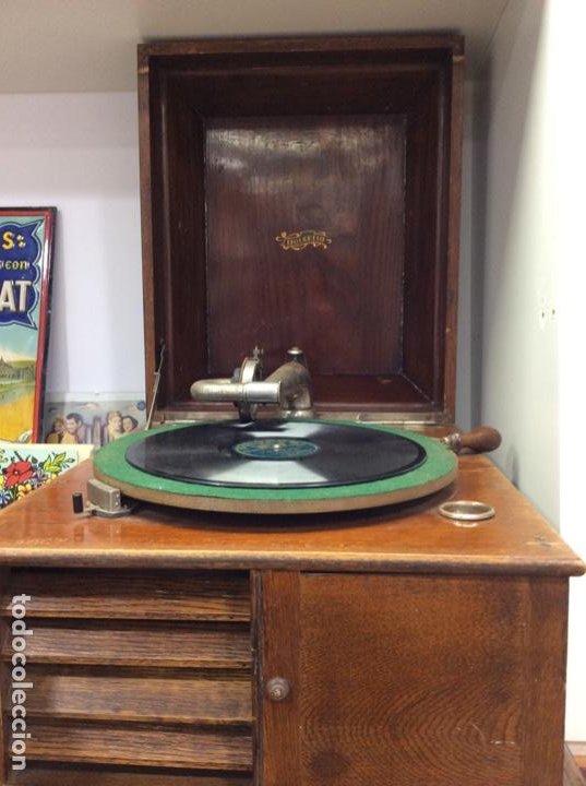 Gramófonos y gramolas: GRAMOFONO DULCETTO AÑO 1920 - Foto 1 - 296702598