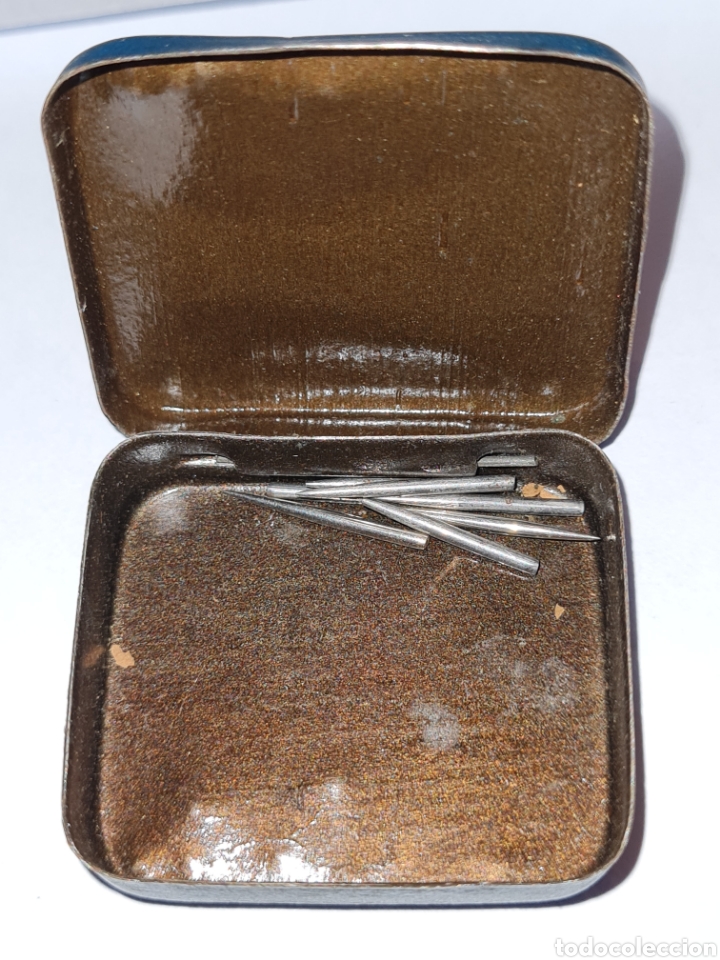Gram&oacute;fonos y gramolas: Caja de agujas para gramofono - Foto 3