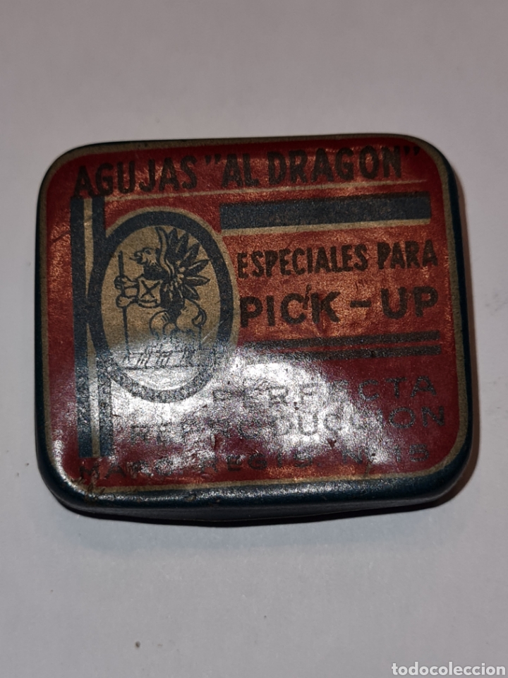 Gram&oacute;fonos y gramolas: Caja de agujas para gramofono - Foto 1