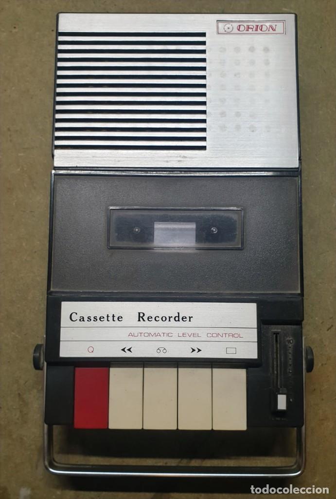 Gram&oacute;fonos y gramolas: cassette recorder MARCA ORION - FUNCIONANDO Y CON FUNDA - X - Foto 1