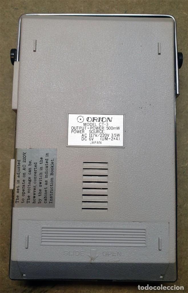 Gram&oacute;fonos y gramolas: cassette recorder MARCA ORION - FUNCIONANDO Y CON FUNDA - X - Foto 2