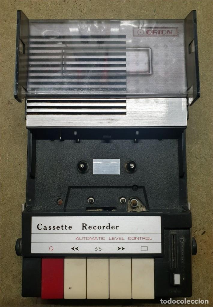 Gram&oacute;fonos y gramolas: cassette recorder MARCA ORION - FUNCIONANDO Y CON FUNDA - X - Foto 4