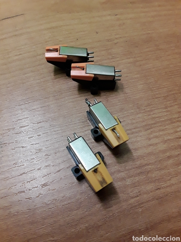 Gram&oacute;fonos y gramolas: 4 CAPSULAS Y AGUJAS TOCADISCOS - Foto 2