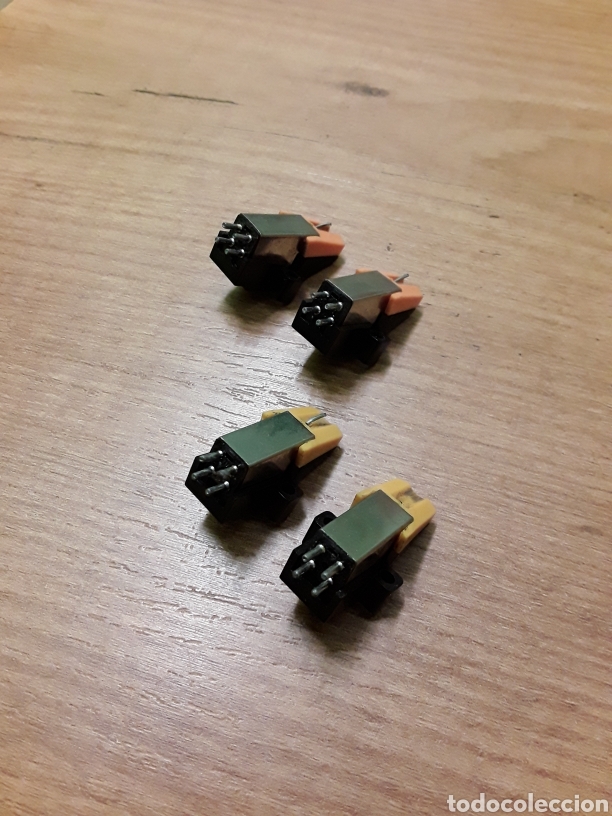 Gram&oacute;fonos y gramolas: 4 CAPSULAS Y AGUJAS TOCADISCOS - Foto 3