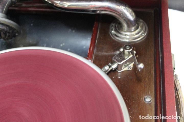 Gram&oacute;fonos y gramolas: Gramola Ideal Funcionando - Foto 9