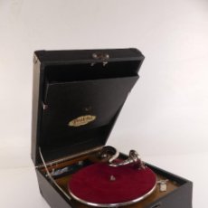 Gramófonos y gramolas: GRAMOLA GRAMÓFONO PORTÁTIL DE MALETÍN MARCA TOLEDO. Lote 362674380