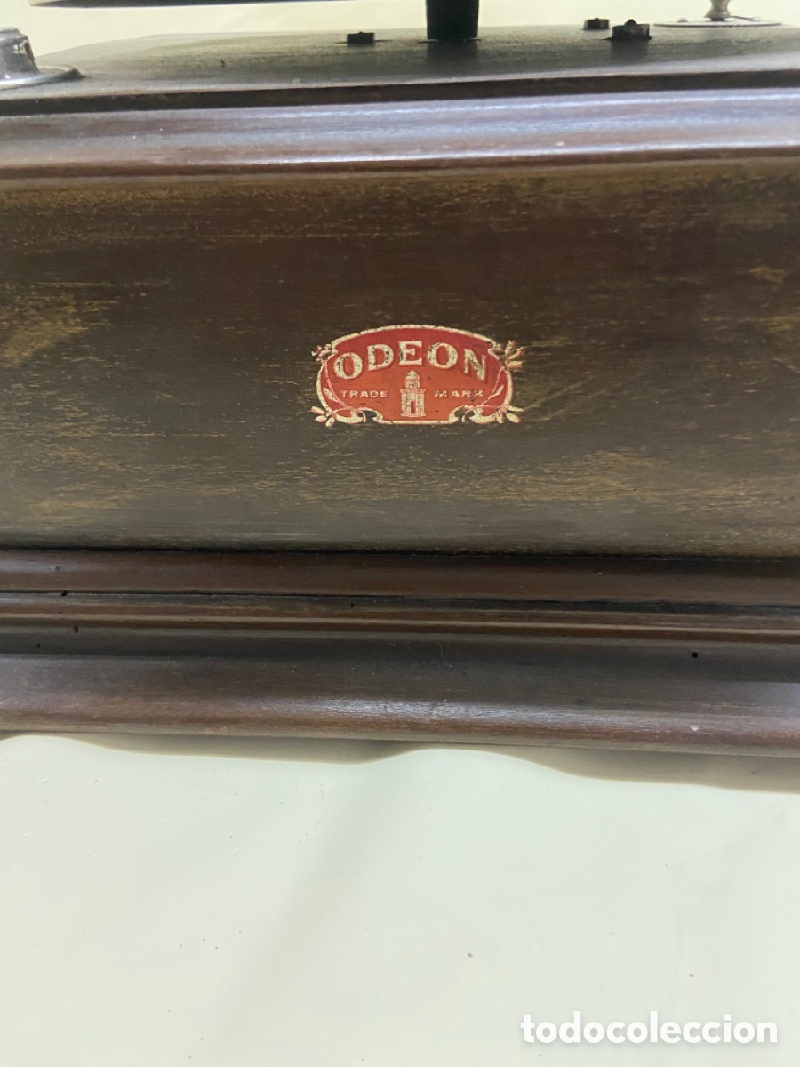 Gram&oacute;fonos y gramolas: GRAMOFONO ODEON ORIGINAL FUNCIONA MUY BIEN - Foto 10