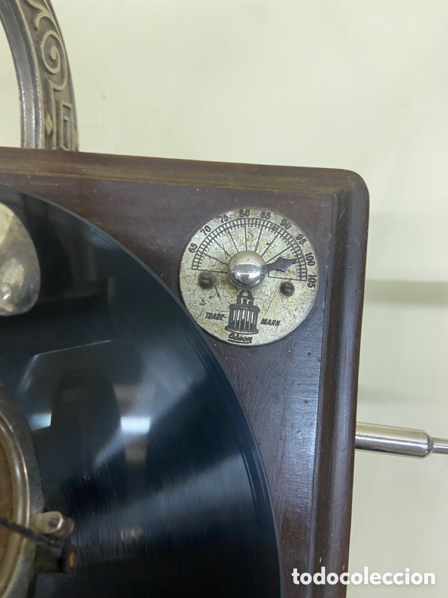 Gram&oacute;fonos y gramolas: GRAMOFONO ODEON ORIGINAL FUNCIONA MUY BIEN - Foto 12