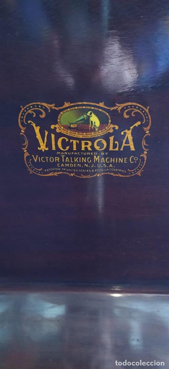 Gram&oacute;fonos y gramolas: Victrola victor talking machine. funcionando, ver video. - Foto 3