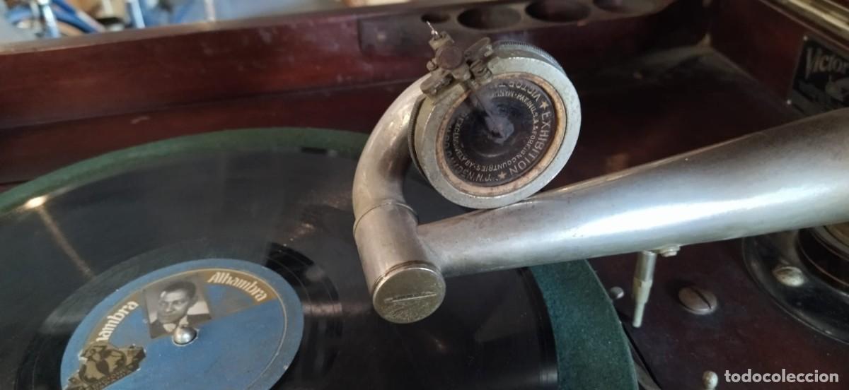 Gram&oacute;fonos y gramolas: Victrola victor talking machine. funcionando, ver video. - Foto 5