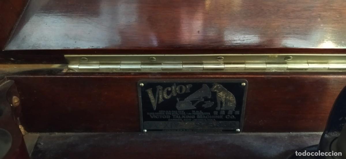 Gram&oacute;fonos y gramolas: Victrola victor talking machine. funcionando, ver video. - Foto 8