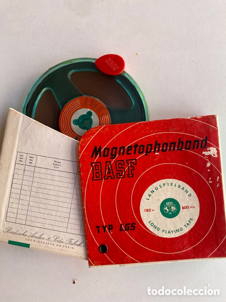 Gram&oacute;fonos y gramolas: CINTA MAGNETOFONO BASF 180m - Foto 2