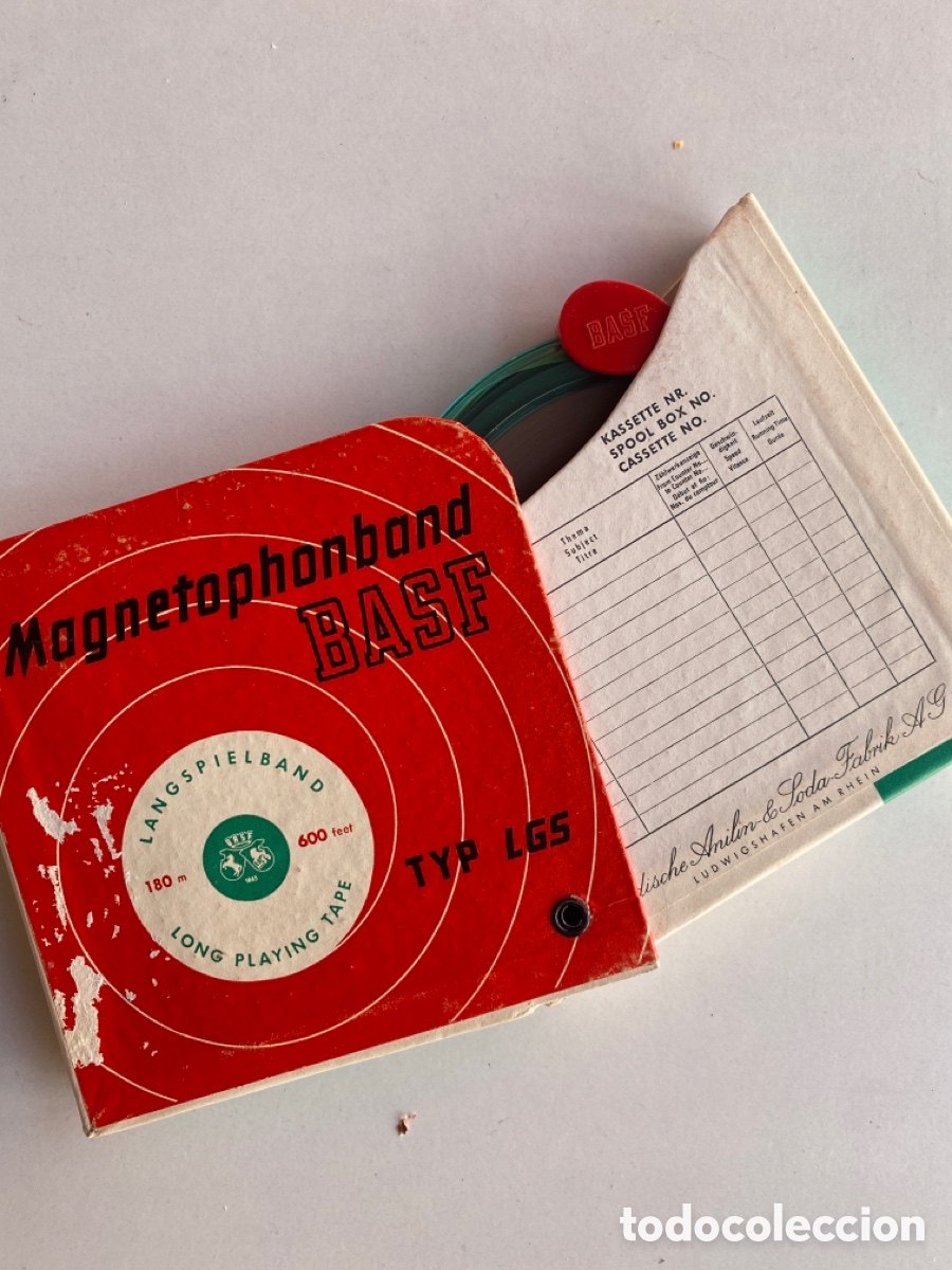 Gram&oacute;fonos y gramolas: CINTA MAGNETOFONO BASF 180m - Foto 1