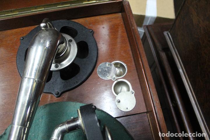 Gram&oacute;fonos y gramolas: gramofono mervellophone funcionando - Foto 15