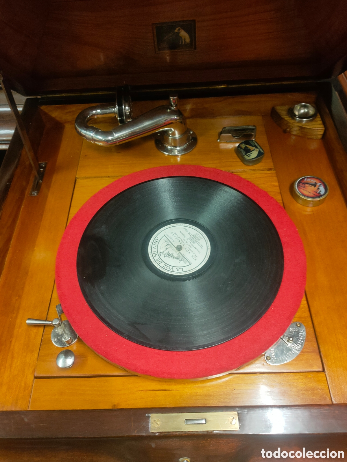 Gram&oacute;fonos y gramolas: Gram&oacute;fono His Masters Voice - Foto 3