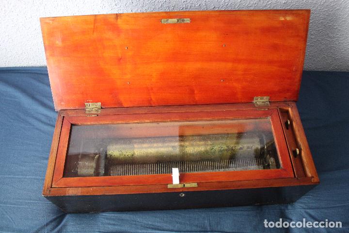 Gram&oacute;fonos y gramolas: caja de musica funcionando - Foto 7