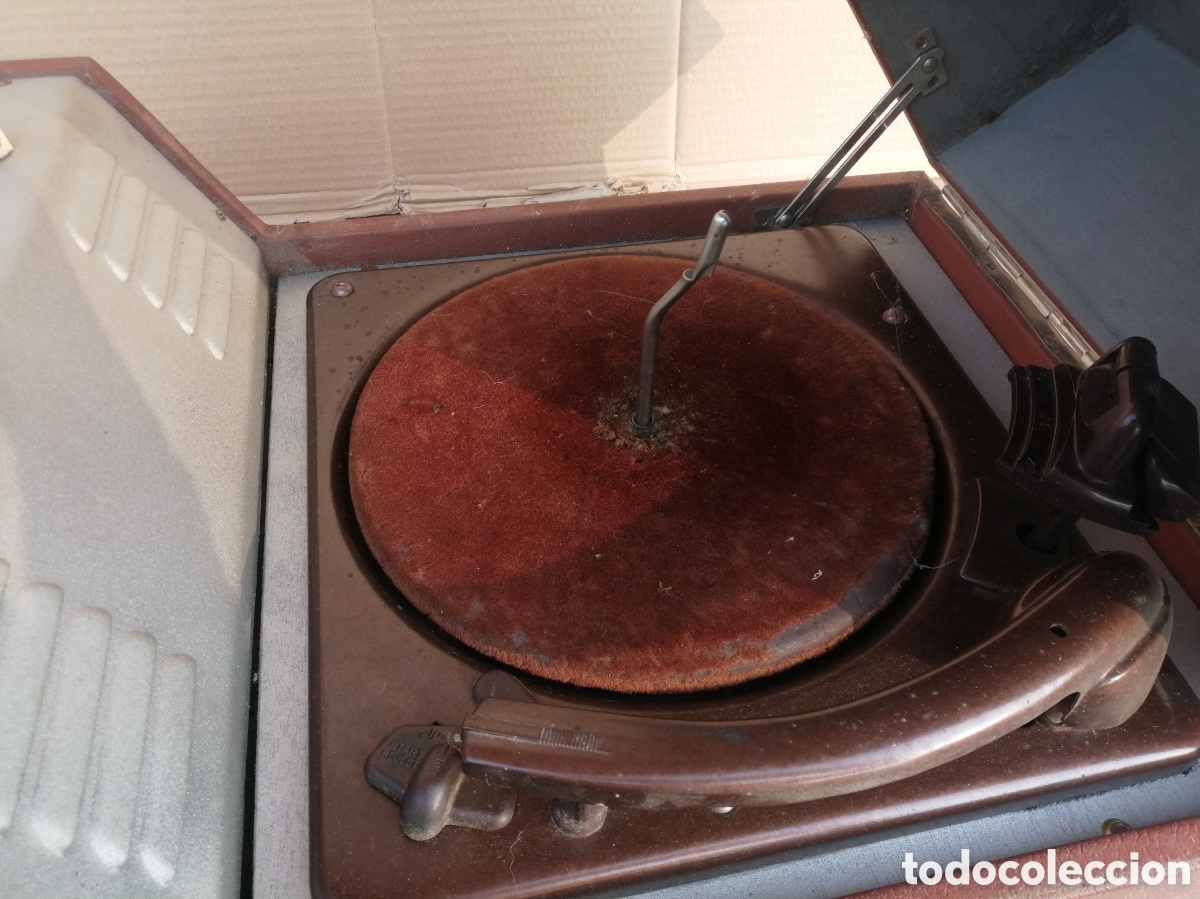 Gram&oacute;fonos y gramolas: Tocadiscos antiguo sin cable - Foto 2