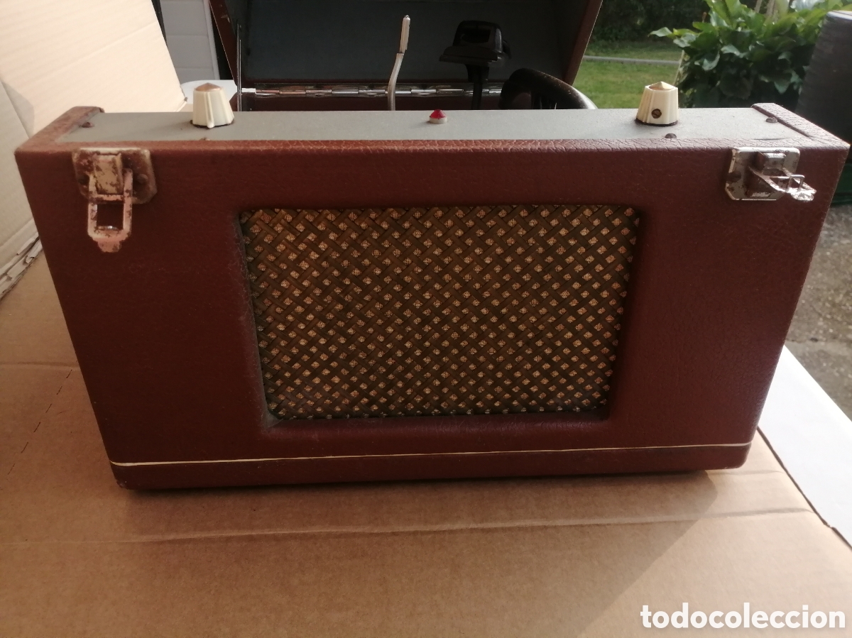 Gram&oacute;fonos y gramolas: Tocadiscos antiguo sin cable - Foto 6