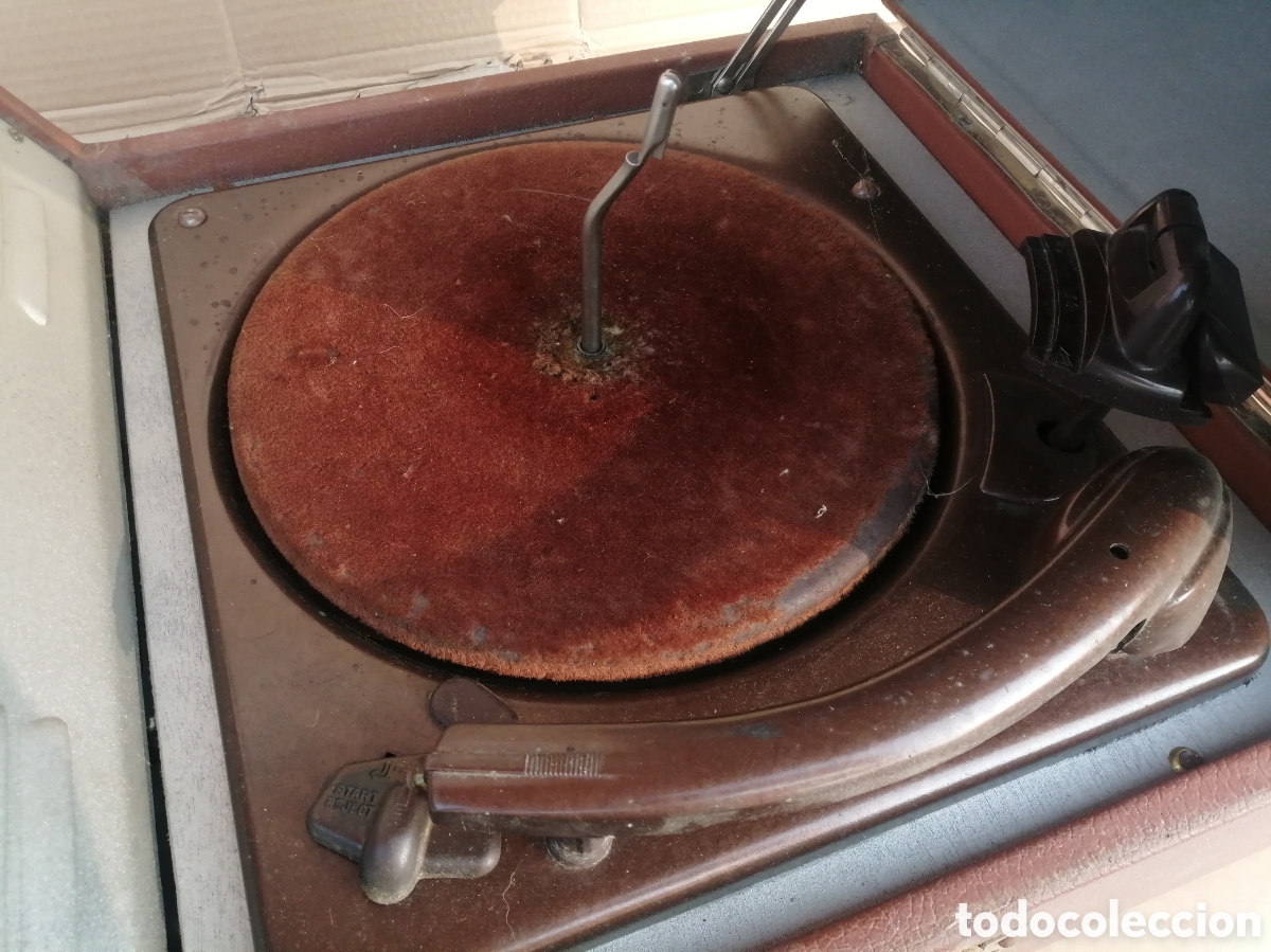 Gram&oacute;fonos y gramolas: Tocadiscos antiguo sin cable - Foto 7