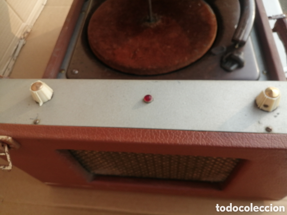 Gram&oacute;fonos y gramolas: Tocadiscos antiguo sin cable - Foto 8