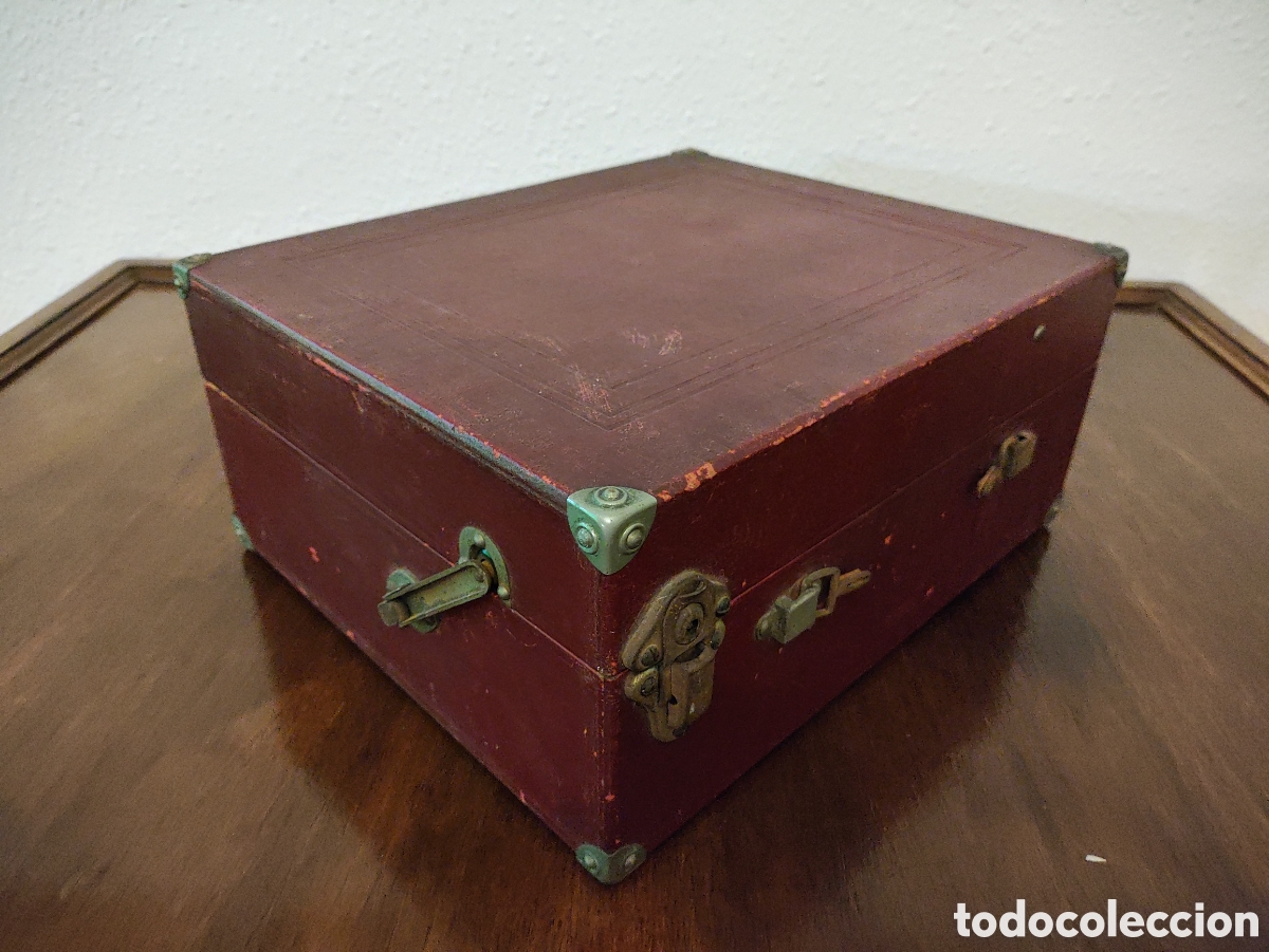 Gram&oacute;fonos y gramolas: ANTIGUO GRAM&Oacute;FONO DE VIAJE DULCETTO - Foto 7