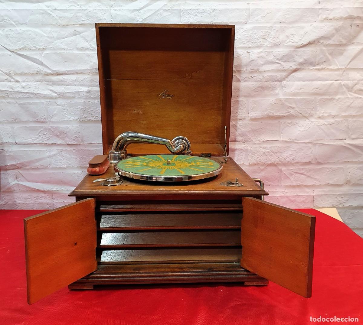 Gram&oacute;fonos y gramolas: ANTIGUO GRAMOFONO DE MANIVELA - Foto 3