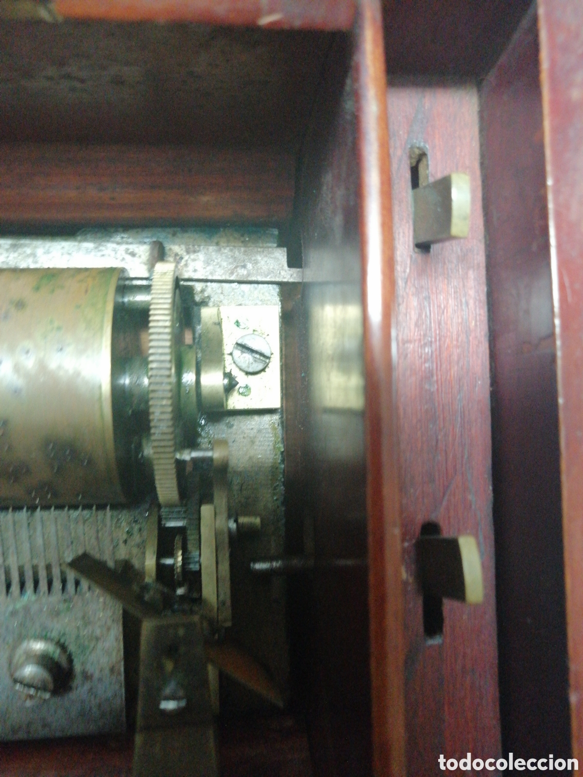 Gram&oacute;fonos y gramolas: Caja de m&uacute;sica de cilindro - Foto 9